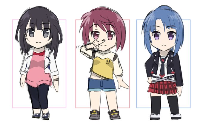 叢雲組 2.5頭身
 #アリスギアお絵かき 