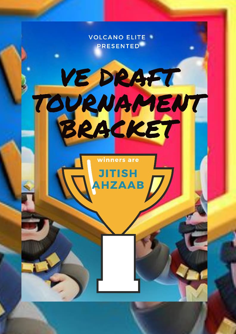 Congrats @jitish_cr, for winning the Draft Tournament Bracket.🥳