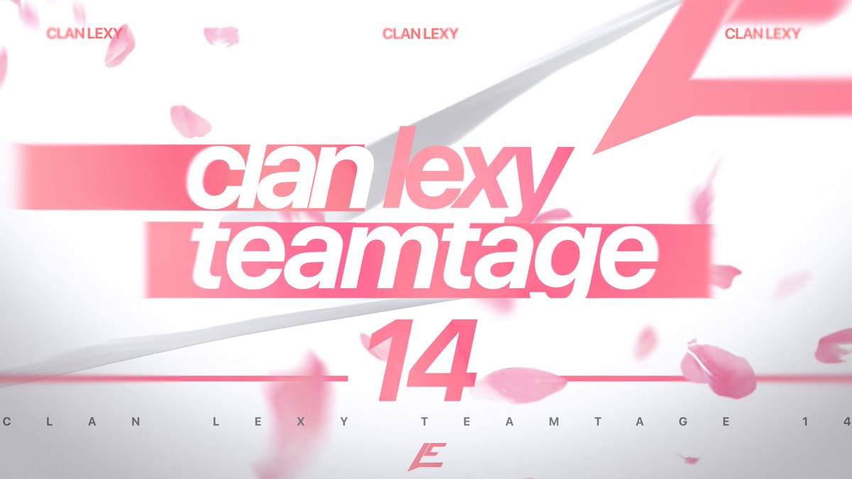 ClanLeXy's tweet photo. Tomorrow!
Designed by @LXSTYX https://t.co/7nDUWFS69h