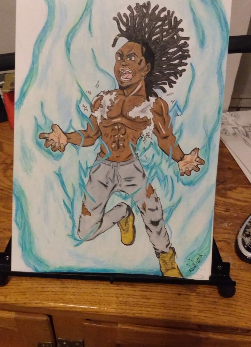 sushiiidagod's tweet photo. My version of a Black Super Saiyan Uub π #commissioncomplete #DragonBallZ #SuperSaiyanUub #DBZFanArt #blacksupersaiyan
#Prismacolorpencils #ArtistLoftMarkers #blackindependentartist #blackqueerartist #MKENative #commissionsopen https://t.co/wOH5YgPtMZ