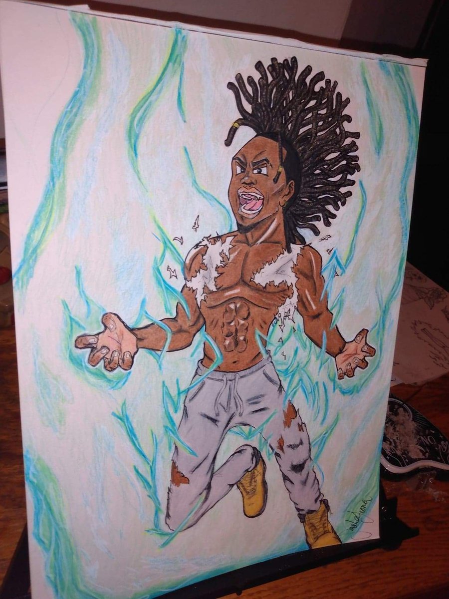 sushiiidagod's tweet photo. My version of a Black Super Saiyan Uub π #commissioncomplete #DragonBallZ #SuperSaiyanUub #DBZFanArt #blacksupersaiyan
#Prismacolorpencils #ArtistLoftMarkers #blackindependentartist #blackqueerartist #MKENative #commissionsopen https://t.co/wOH5YgPtMZ