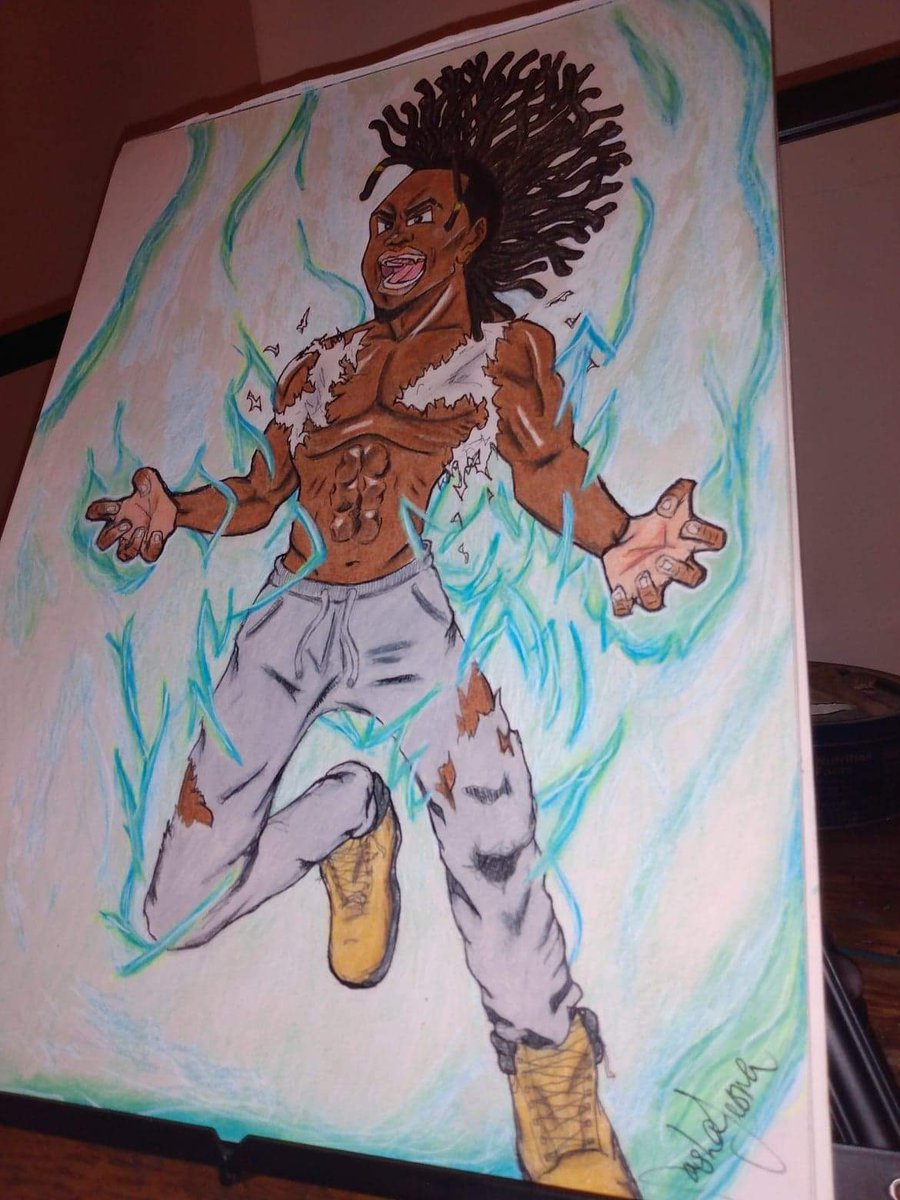 sushiiidagod's tweet photo. My version of a Black Super Saiyan Uub π #commissioncomplete #DragonBallZ #SuperSaiyanUub #DBZFanArt #blacksupersaiyan
#Prismacolorpencils #ArtistLoftMarkers #blackindependentartist #blackqueerartist #MKENative #commissionsopen https://t.co/wOH5YgPtMZ