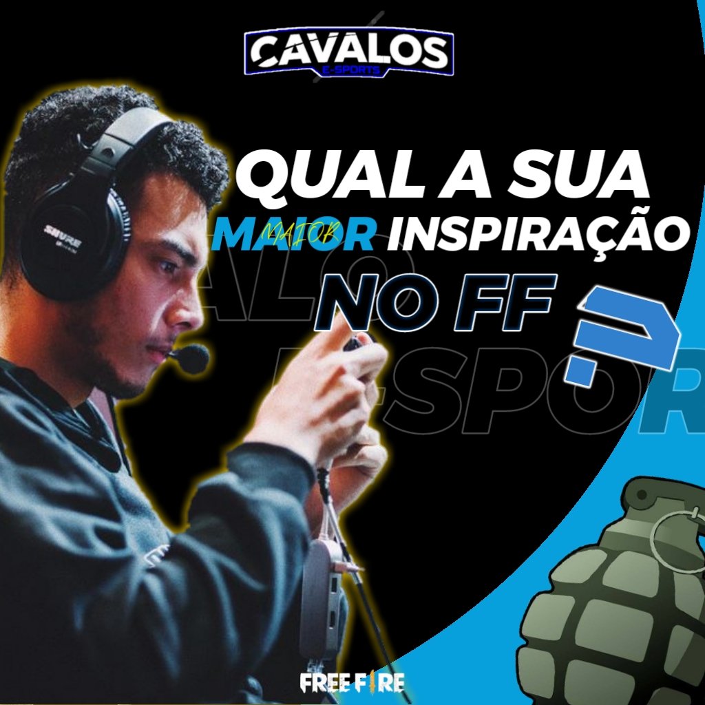 CvlEsports's tweet photo. Salve manada, qual a sua maior inspiração do Free Fire? 🤔🔥, Comenta aí embaixo! https://t.co/XNYe1M6ZAc
