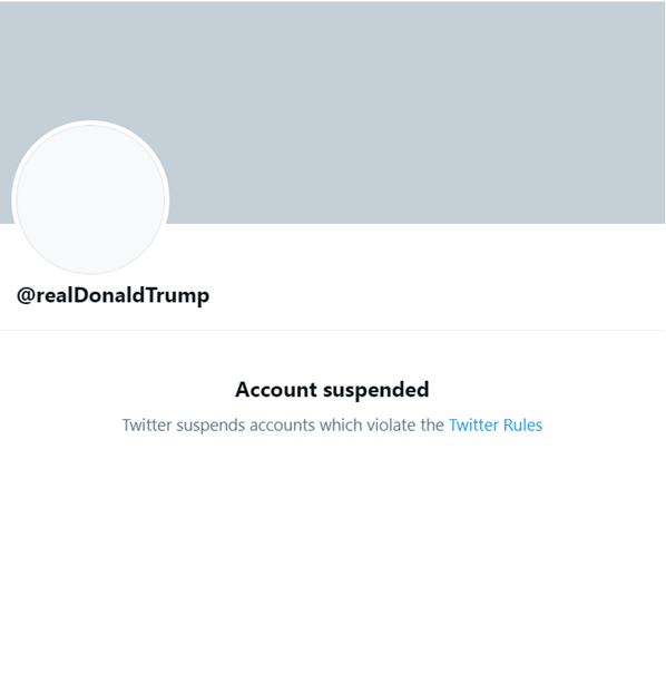OGAA_NSHO's tweet photo. Rasmi : Twitterka ayaa gabi ahaanba laalay accountigii Trump ayagoo leh wuxuu si joogta ah ugu xadgudbaa qawaaniinta Twitterka . https://t.co/iYyoWoEE55