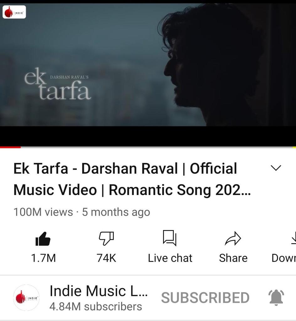 shriya_drdz's tweet photo. 09.01.2021💙
Special Date 🤗🤗
Ek Tarfa 100M family 🥳🥳
Congratulations to the whole team❤💙 https://t.co/5m4L1uVGxq