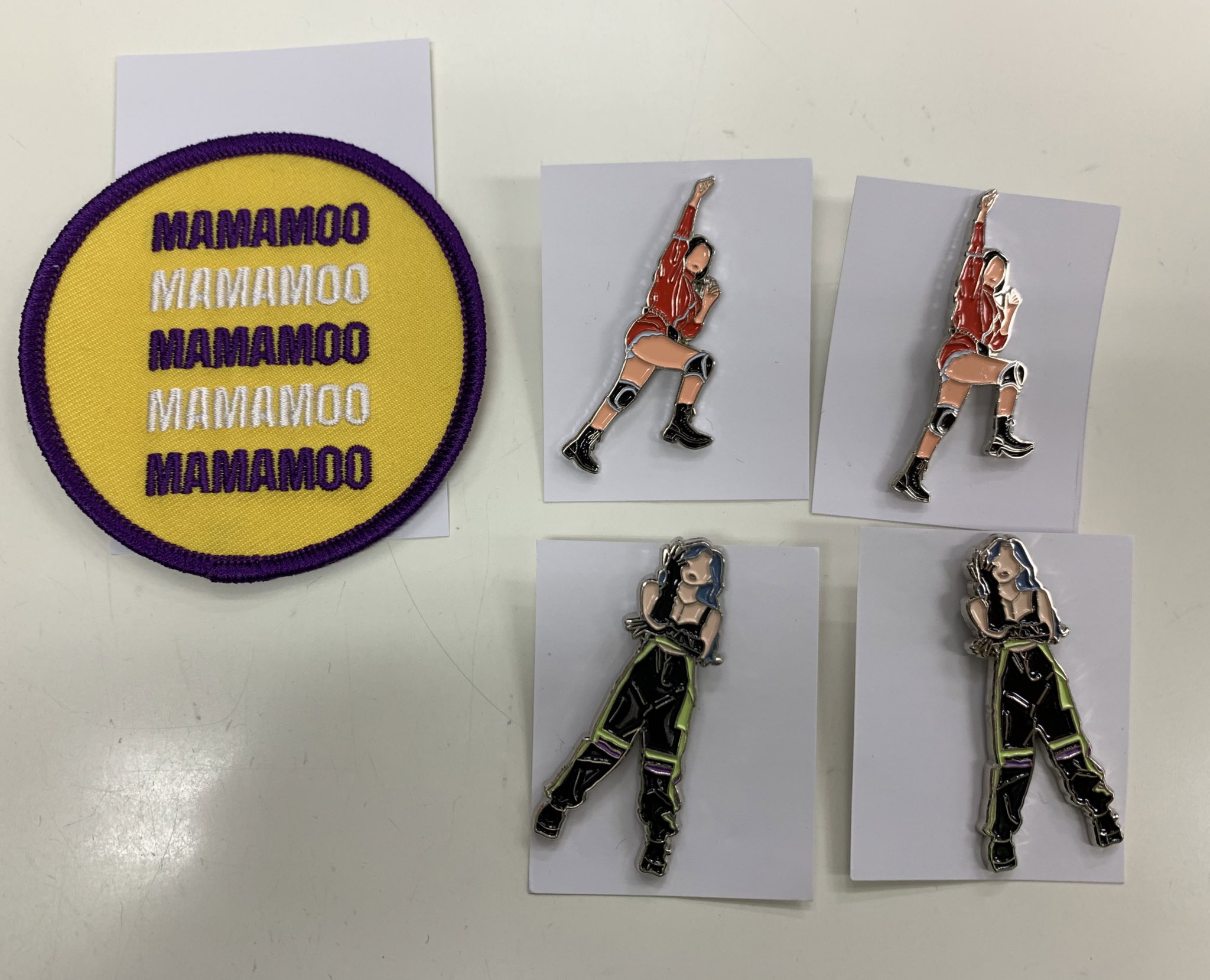 多様な Mamamoo ママム 身近 セット ピンバッジ アイドル