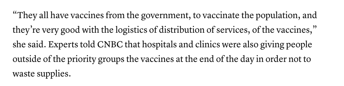 Dont waste excess doses - ok to use on out of criteria people