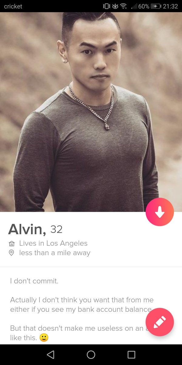 I started swiping on Tinder again.Doesn't seem much has changed.It's just a moment of weakness though.I know it'll just take my life backwards if I start meeting up with women again.Current profile: