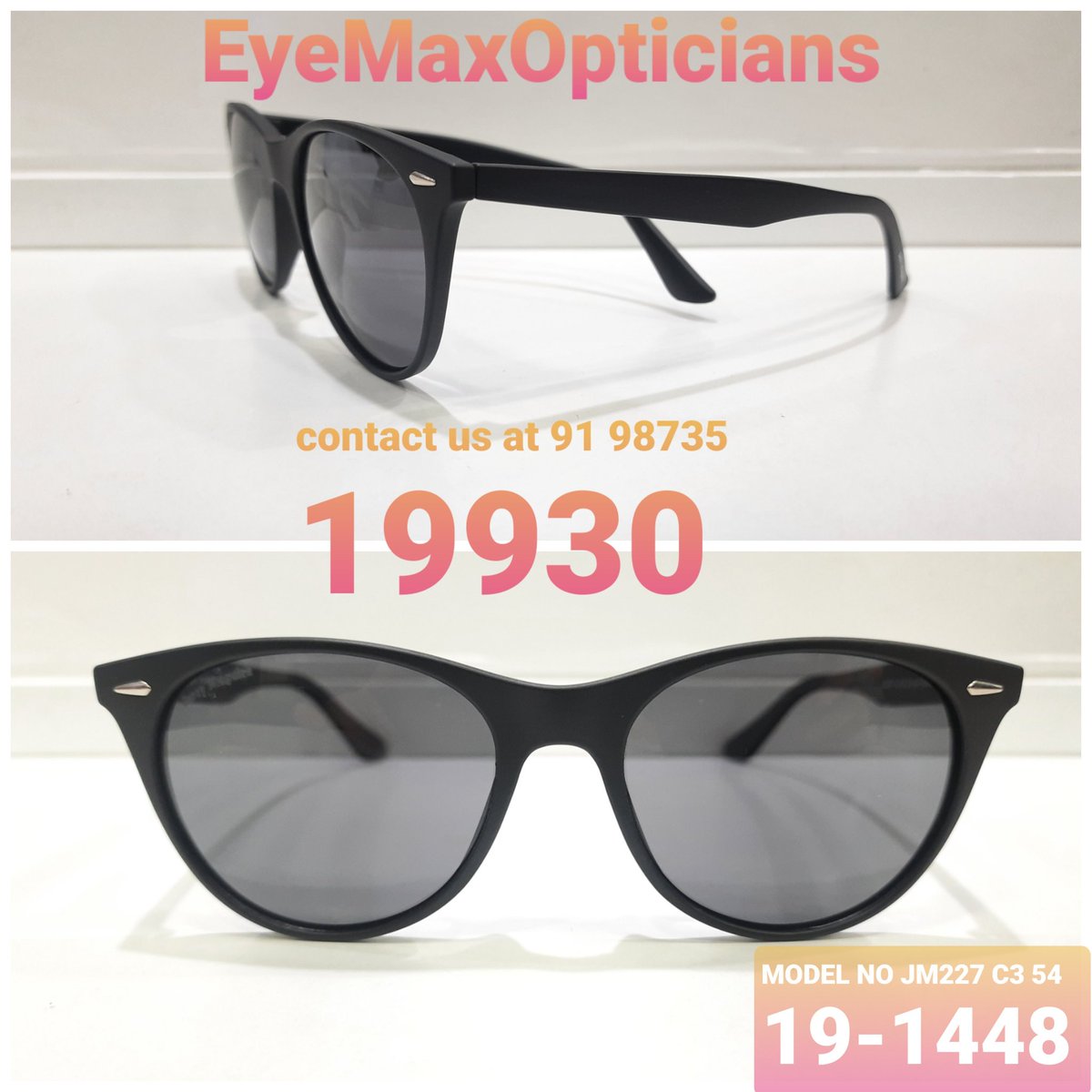 Rashmis98735199's tweet photo. #eyemaxopticians 
#Sunglasses 
#Jerrymaguire 
#blackframe
# Matte Finish
@3000 #Afterdiscount @2800 https://t.co/rvaKZXmQbU