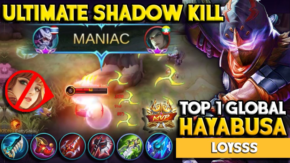 mobgiv's tweet photo. 95% Current Win Rate! Next Level Hayabusa Combo! Top 1 Hayabusa Gameplay... https://t.co/fSOWhtevri via @YouTube #モバレジェ
#モバレフレンド募集
#ApocalypseGamingChannel
#MobileLegends
#MLBB #MobileLegendsBangBang #hayabusa https://t.co/fFcyPf2h1W