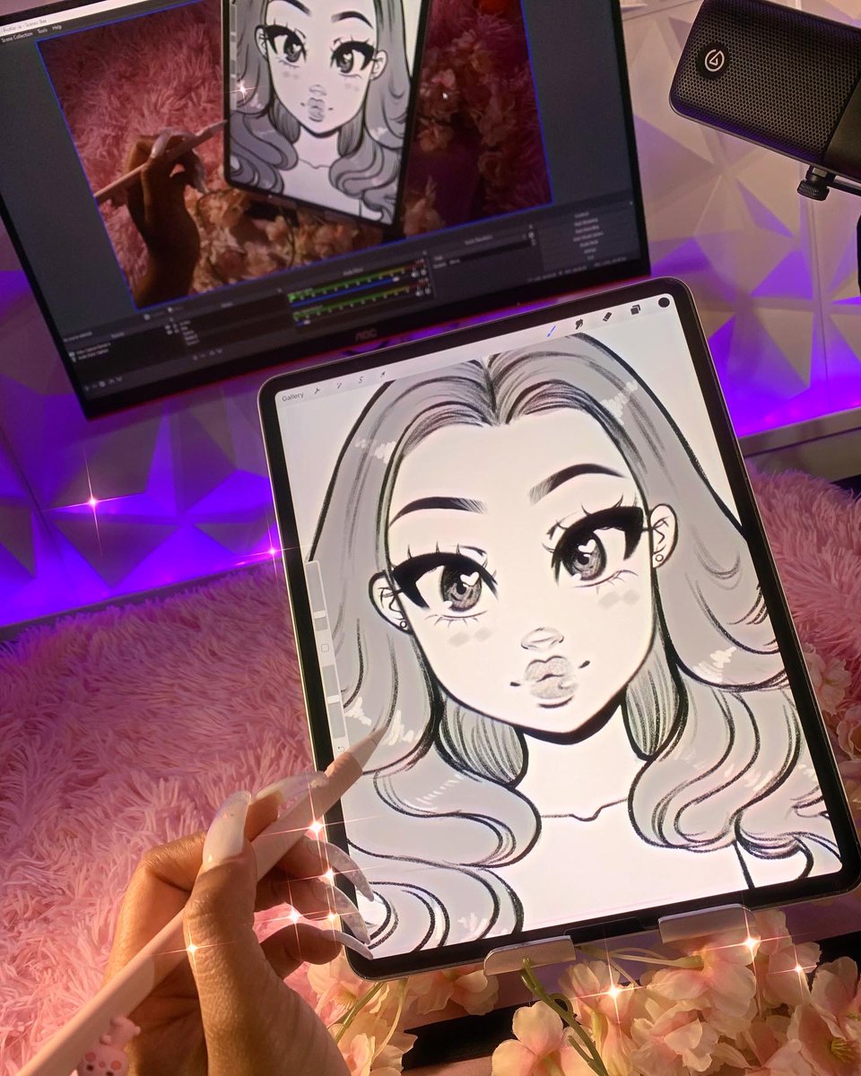 rawsueshii's tweet photo. My How to Draw a Face tutorial is now on Patreon! Check out http://www.Patreon to join our Sueshii Roll tier for monthly tutorials and more!✨💗✏️ #BlackOwnedBusinesses #artist #blackartist #patreon https://t.co/l9cFtpkJ7T