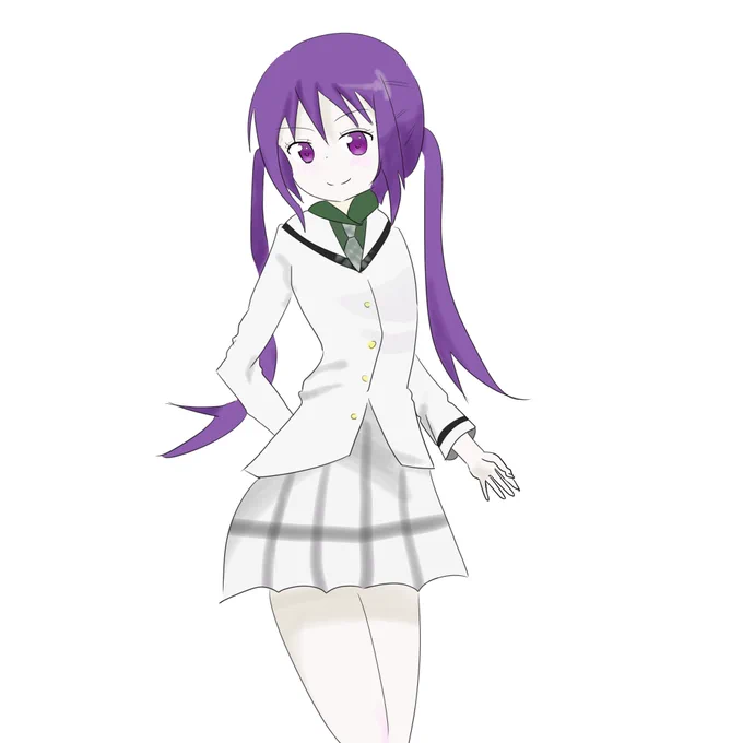 自分の絵で痛車を目指すワイの練習4日目リゼちゃん 