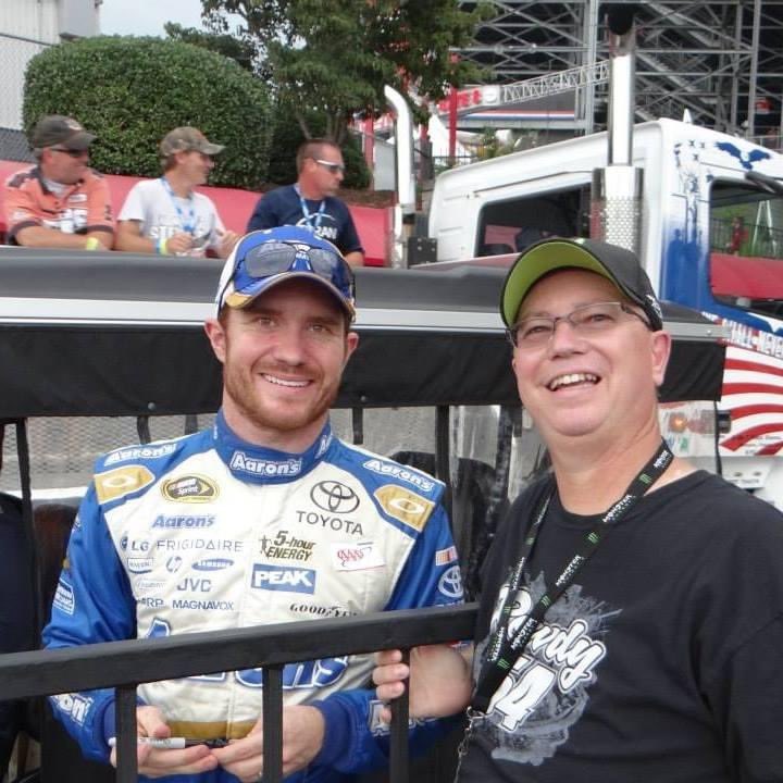 Me and Brian Vickers at Bristol Motor Speedway. https://t.co/0TqQRgL7fw