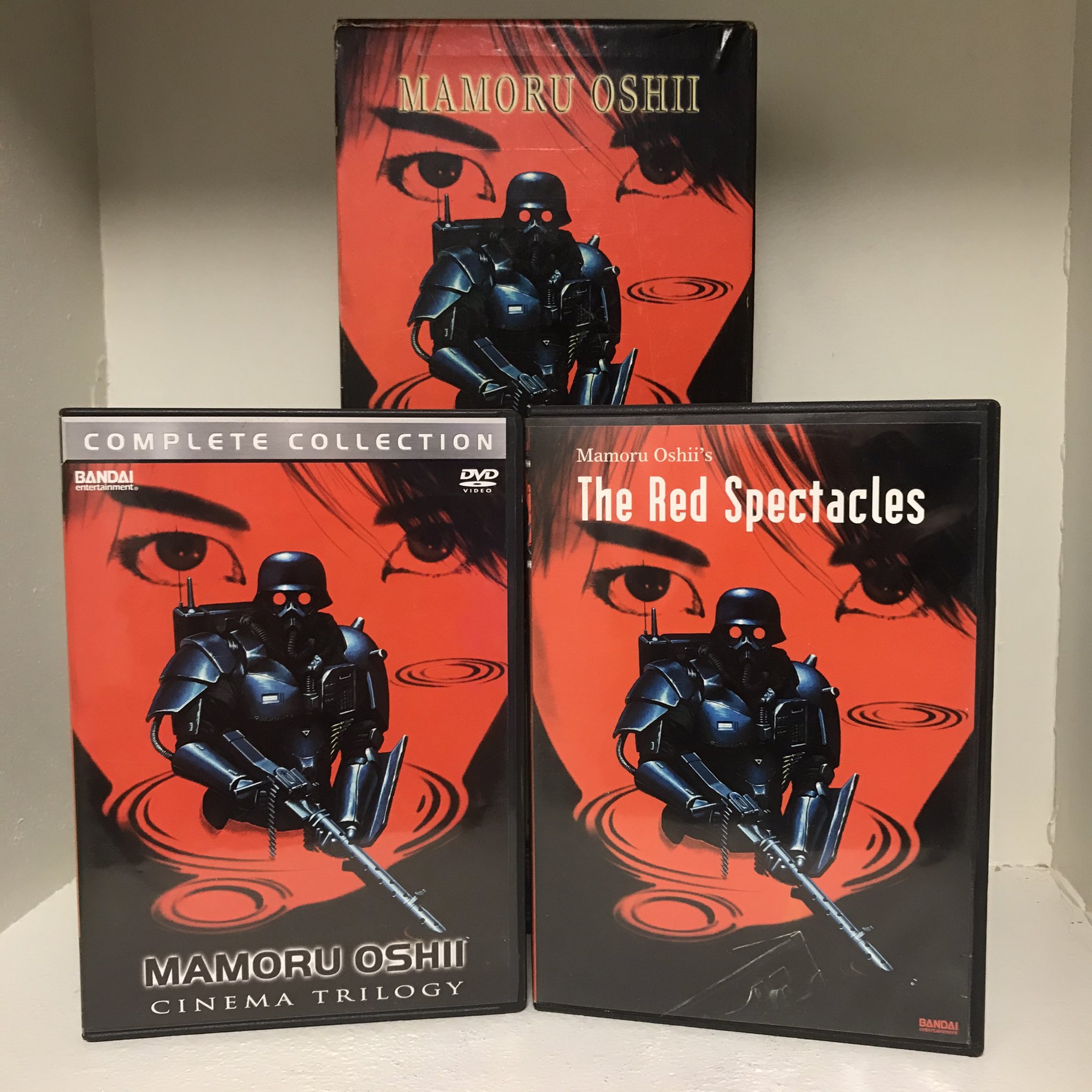 邦画・日本映画 Mamoru Oshii Cinema Trilogy 4DVD + 1CD Amazon.com: Mamoru Oshii: Cinema Trilogy - Complete