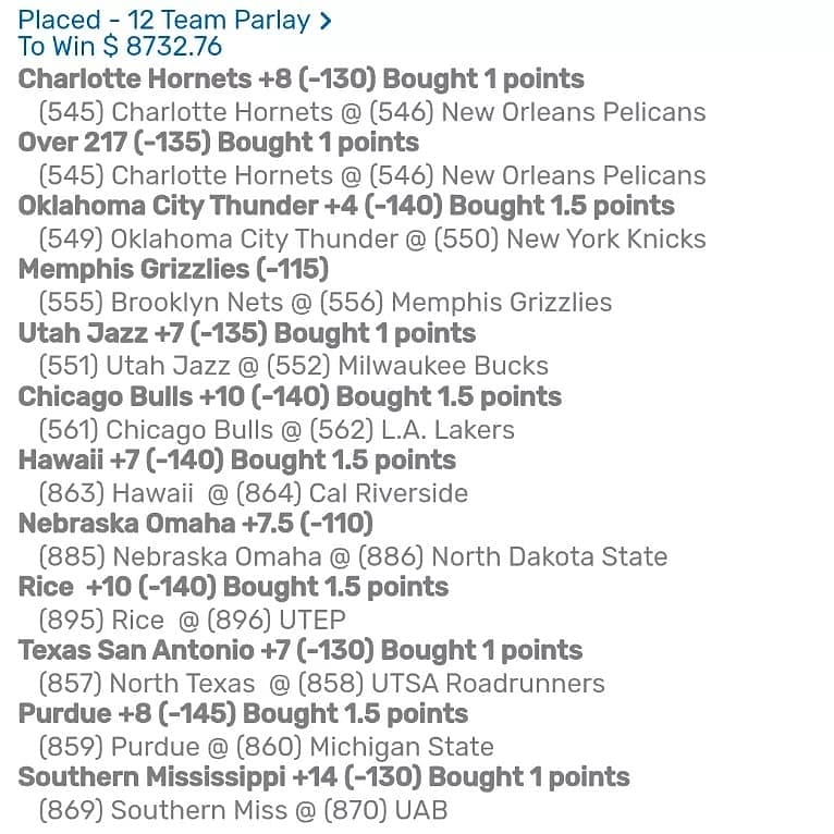 ShuntaChildress's tweet photo. Vegas hurt my soul tonight 24k gone!
1 loss on each parlay cost me.
Rice+13.0🖕🏾
 N. Kentucky +3.0🖕🏾
#fuckvegas #bettingtips #bet #badbeat #vegas #texas #sportsbettingconsultant #sportsbetting #sports #getmoneynow  #bettingpicks #bettingonline #bets #bovada #bettingtips #parlay https://t.co/6HLxeIbMMF
