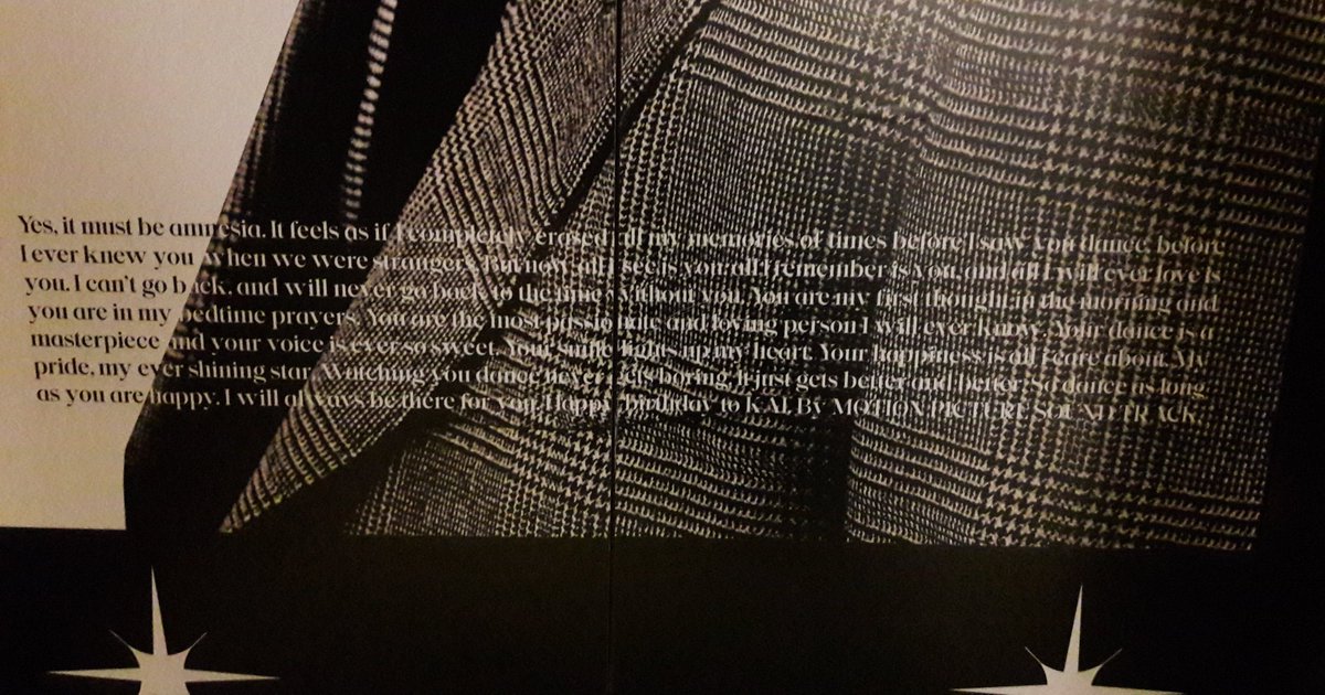 _kkai8948's tweet image. So dance as long as you are happy. I will always be there for you.
무엇보다도 정말 취저였던 모픽님의 영문 편지 / 모든 카프들의 마음을 대변하는 구절 항상 감사합니다💛
#사랑이무엇이냐묻는다면_오직_카이