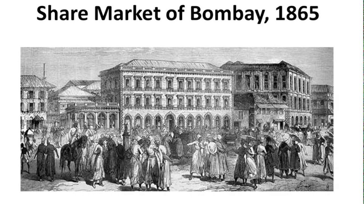 This would eventually become Asia's first stock exchange the Bombay Stock Exchange  @BSEIndia