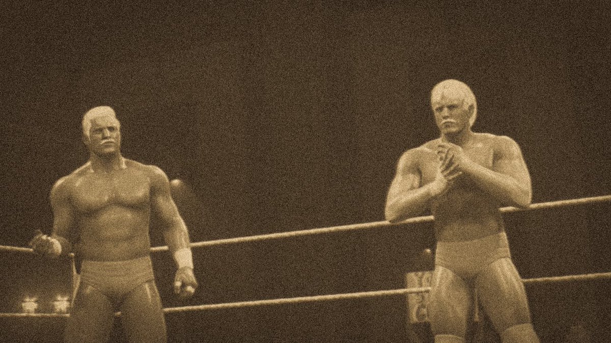 floydbanks2k26's tweet photo. One of many #BCWClassics, , the #MegaStars take the #RockAndRollExpress inside a #SteelCage. #BladeAndSteele vs #BCWTagTeamChampions , Steel Cage, #RickyMorton & #RobertGibson or #BarronBlade & #SimonSteele? #WWE2K19 #XboxShare #BCWUniverse #BCWMedia # #BCW80s #BCW https://t.co/cZL5Dp5PqY