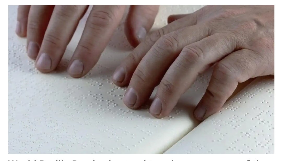 Shubham95047341's tweet photo. It is important for disabled people to get the full realisation of their human rights and the acceptance of Braille as a medium of communication and education is a part of that. #WBDMyK https://t.co/ebyu09xZU8