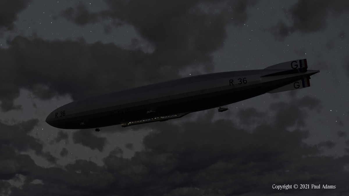 CardingtonSheds's tweet image. Some of Paul Adams fantastic CGI of airship R36.

He should really make a book on these.