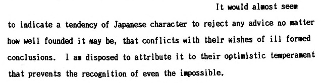 He was asked to try sugar beet farming. Again, he concluded yields were uneconomic. Hokkaido went ahead with the project anyway, and it failed, just as he had predicted. He later wrote: