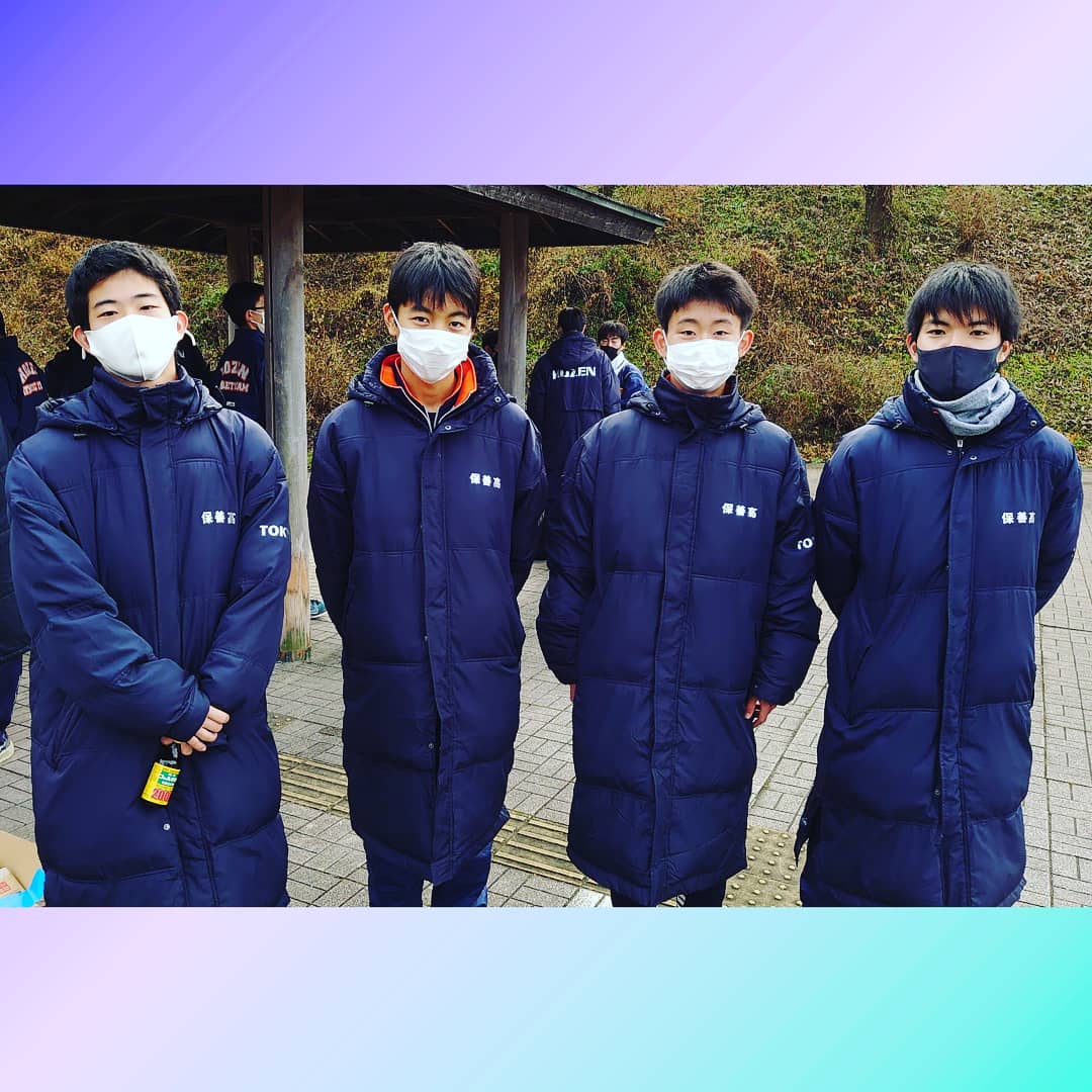 保善高校陸上競技部 長距離ブロック オリジナル ベンチコート □お