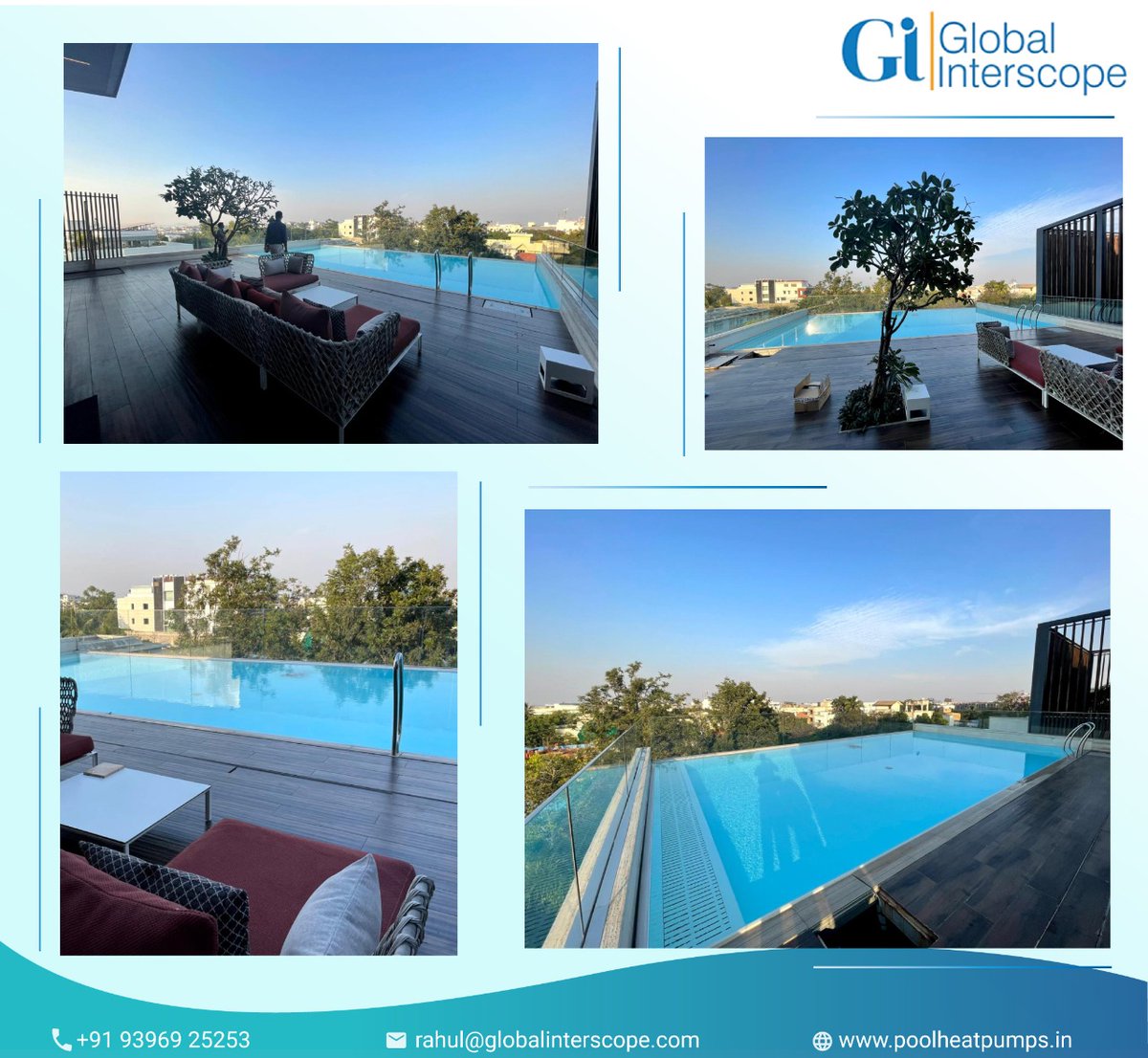GInterscope's tweet image. We recently designed and crafted the exotic Swimming Pool with our expert team at Banjara Hills, Hyderabad.

For more details visit: poolheatpumps.in
Contact us: +91 - 93969 25253

#poolheatpumps  #poolheatingsolutions #globalinterscope #winterpool #stayhome #staysafe