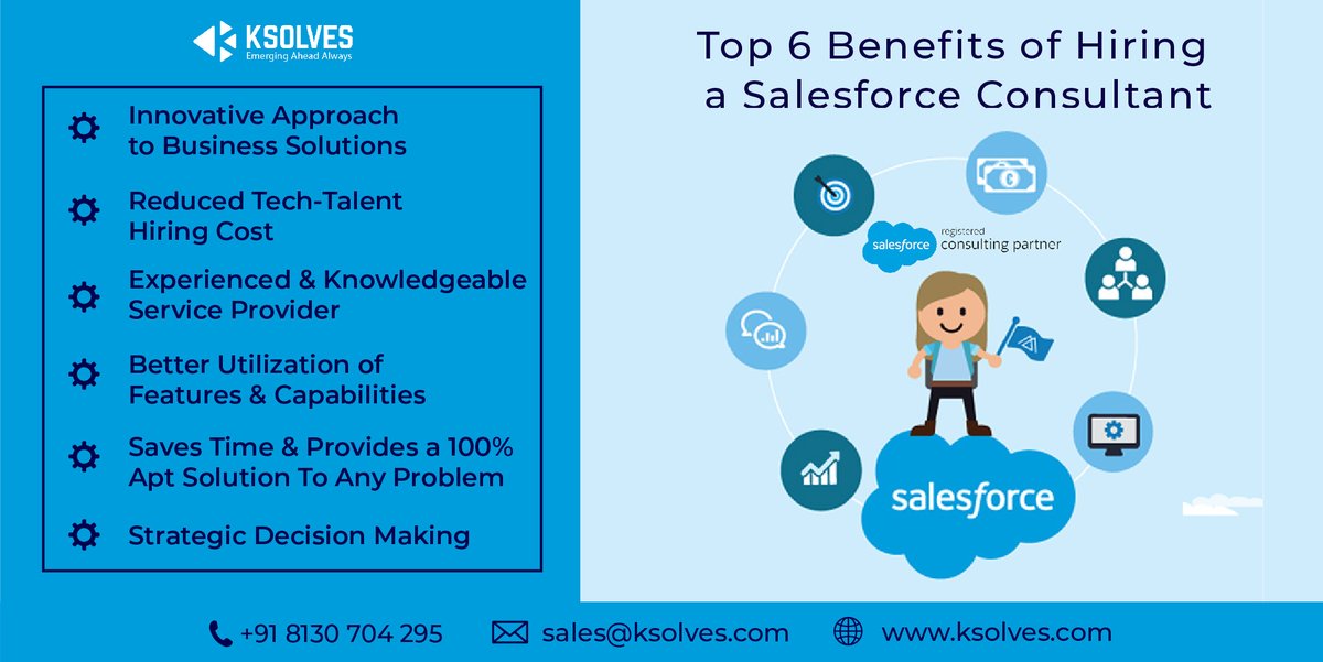 _Ksolves's tweet photo. Give A Boost To Your Business By Leveraging The Top Benefits of Hiring A Salesforce Consultant.
Contact Us Today -
π§ sales@ksolves.com
π +91 8130704295
π https://t.co/ubJoediUhr
#salesforce #salesforceconsultant #salesforcedevelopmentservices #ksolves https://t.co/RIy5eZzhxf