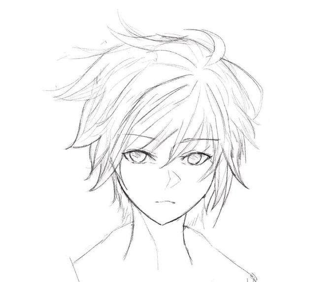 去年のだけど……
前に描いたか男キャラ☺️✨ 