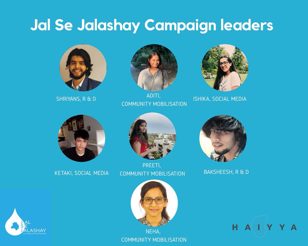 Meet the core team of #JalSeJalashay campaign! These young leaders are the driving force behind all the community actions, from handling our digital space to organising the network to host discussions. This passionate team is creating bigger impact through their shared skills.