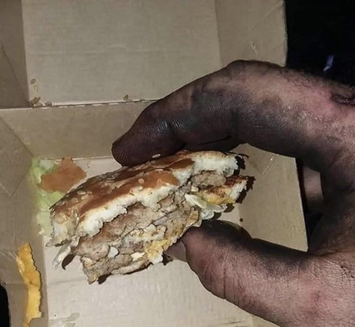 Greasy Food Hands