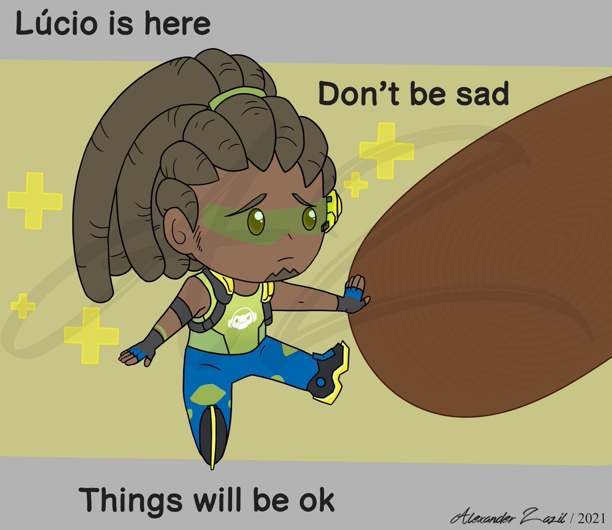 Lúcio Chikito
Everything will be fine UwU 💖💖💖

#Lucio #overwatch #OverwatchFanart #overwatchlucio #chibilucio #chibi