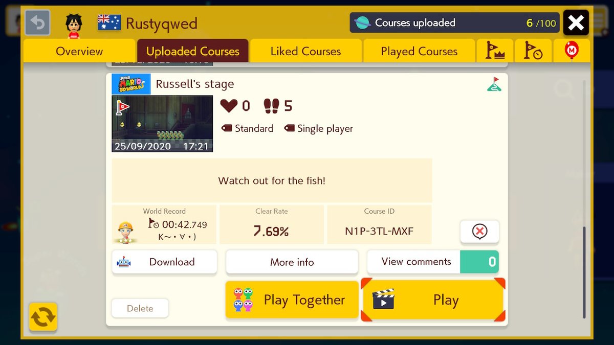 rusty_game's tweet photo. #SuperMarioMaker2 #NintendoSwitch https://t.co/tHaQ2PSvUa