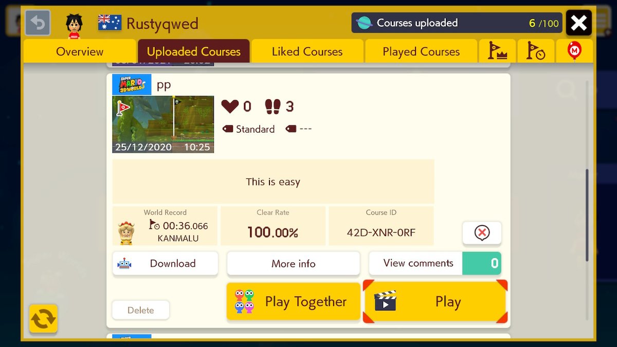 rusty_game's tweet photo. #SuperMarioMaker2 #NintendoSwitch https://t.co/o8xgU59esg