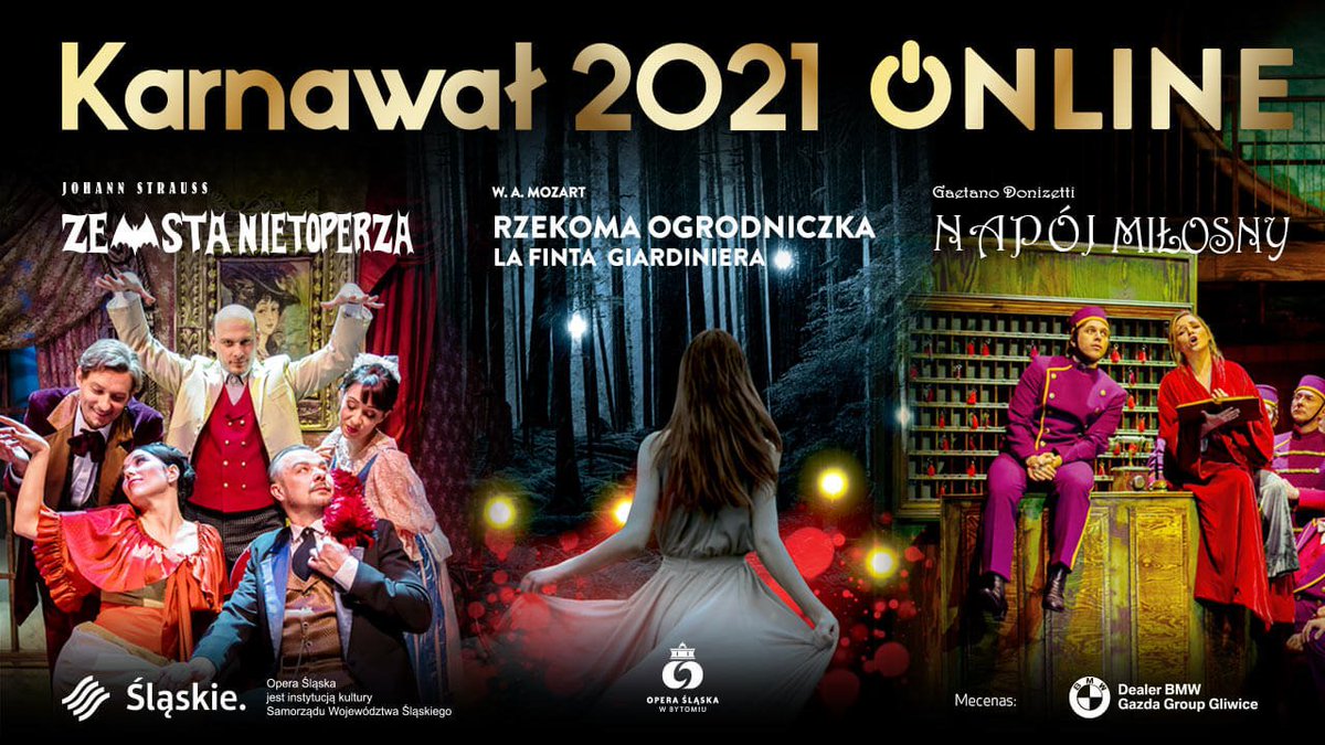 OperaSlaska's tweet photo. Karnawał 2021 z #operaslaska Zapraszamy :) 💃🕺🎼🎵🎶🎉 #OperaBliskoCiebie @GoikUkasz #ŚląskiePoleca @PrasoweSlaskie @JakubChe @ci_mkidn_gov_pl https://t.co/2gyp7Gei4E https://t.co/cmi90guoGU
