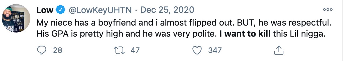 Twitter rule: You may not engage in the targeted harassment of someone, or incite other people to do soMeanwhile (verified users): (18/24)