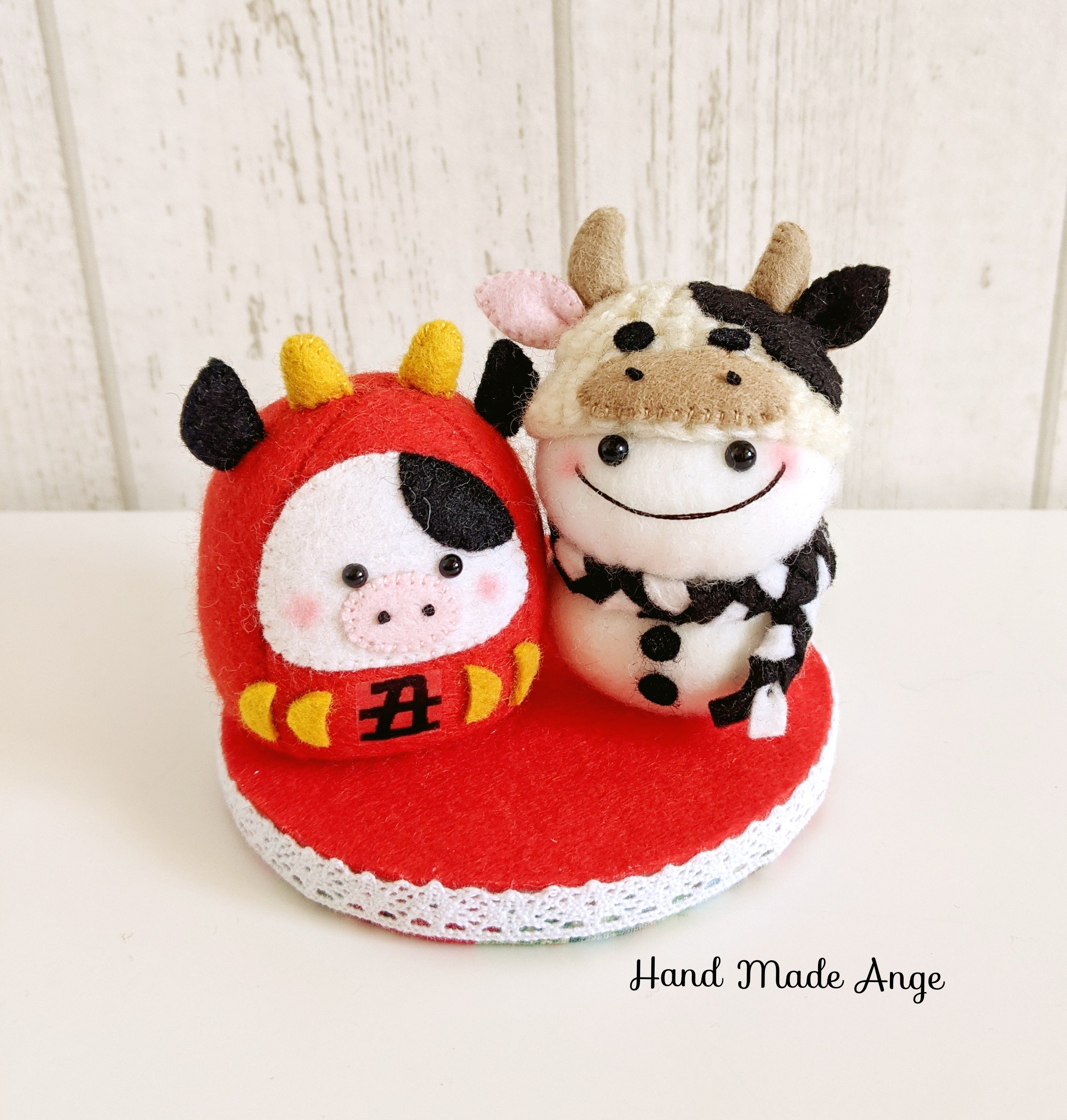 公式 羊毛フェルト 干支飾 亥達磨ちゃん 代引き不可 ハンドメイド Rspg Spectrum Eu