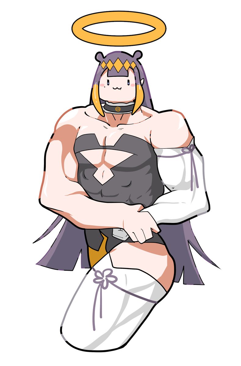 一伊那尓栖 「When Ina after the Ring Fit Adventure st」|ボイマ/BoYiMa_The Takodachi 🐙のイラスト
