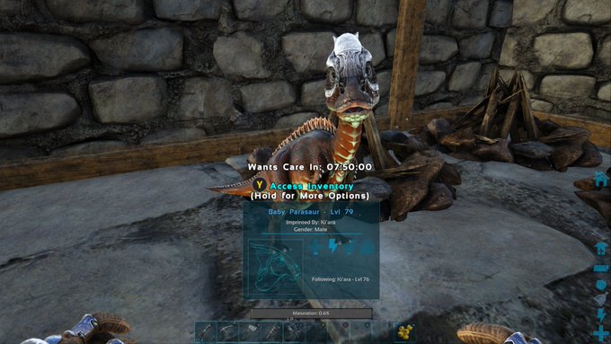 Sucessfully got my first hatchling on ark. I didn&rsquo;t realize how tedious this is really going to be. At<a href="/tag/newprofilepic"class="tags"><span>#newprofilepic</span></a>