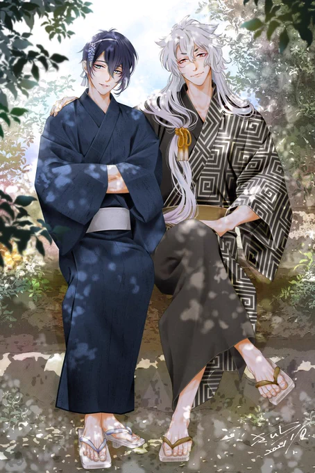 今日から壽ですねっ! 久しぶりに二振り揃って見られるの嬉し過ぎるっ?❤️ 