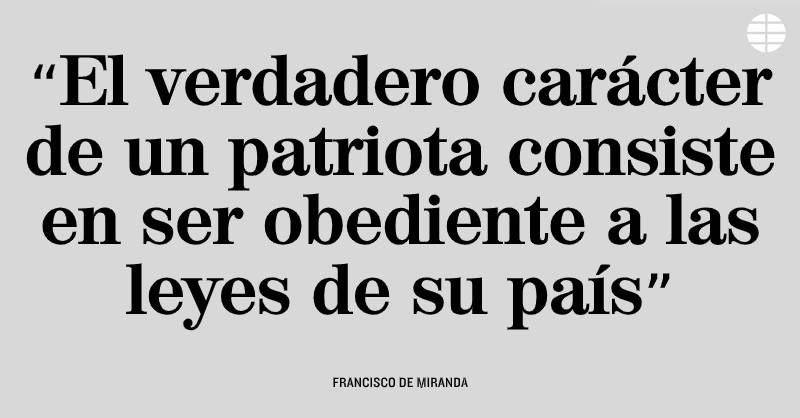 elmundoes's tweet photo. Nuestra frase del día

✍️ Francisco de Miranda https://t.co/lhwypvg8FP