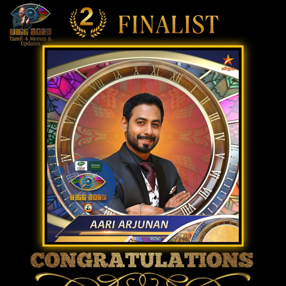BiggBoss_Twtz's tweet photo. 2nd 𝗙𝗜𝗡𝗔𝗟𝗜𝗦𝗧 #AariArujunan
வாழ்த்துக்கள் 💐
#BiggBoss4Tamil #Aari #AariArujunan #AariArmy #AariUnity #AariArjunanarmy #AariTheRealWinner #AariArujunan_army #BiggBossTamil #BiggBossTamil4 #BiggBoss4Tamil #AariArjunan https://t.co/4mz6tFJBzy