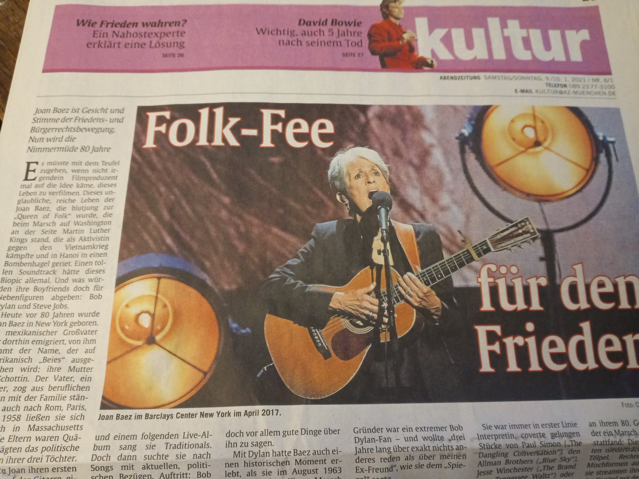 Happy Birthday Joan Baez 80 Jahre jung 