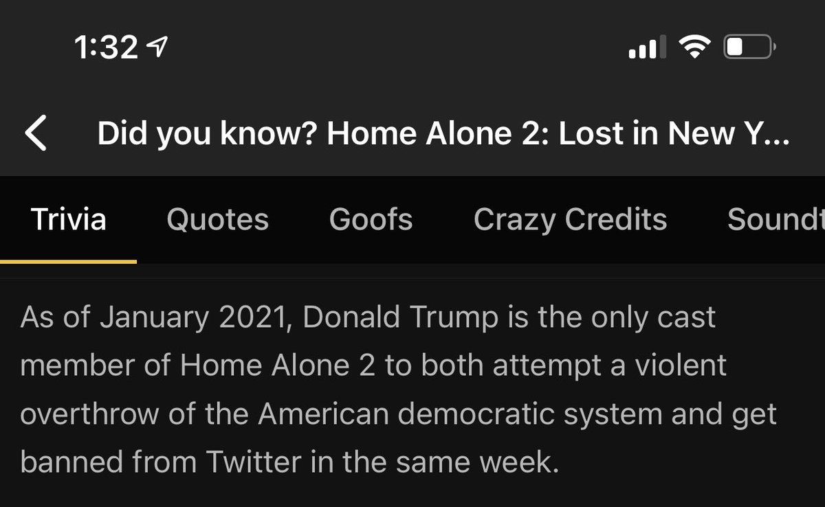 IMDB, coming in hot with that Home Alone 2 trivia. 🤣