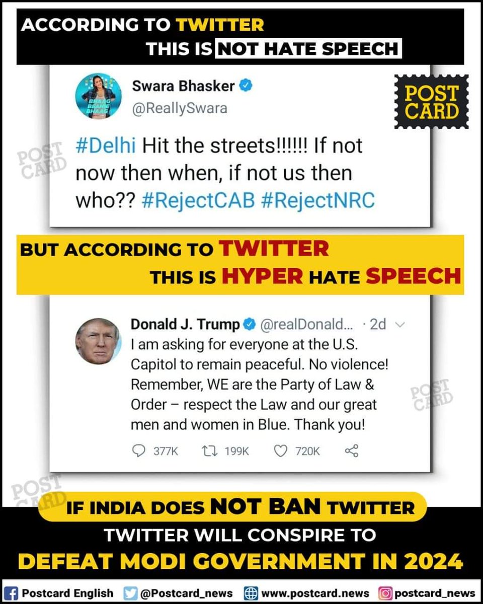 KiranAradhyaadv's tweet photo. Irony just died a thousand deaths all thanks to @Twitter 🙏

@VivekSReddy9
@goelgauravbjp
@chakusameer
@THELEGALHINDU
@MyIndiaMovement

#WeAreTrump
#TrumpBanned https://t.co/XDsYAxwL2l