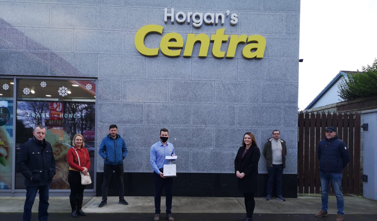 WAHKillarney's tweet photo. Congratulations again to Margaret McCarthy from Inch, Co. Kerry who won our Bonus Draw before Christmas for 7 free tickets plus a weekend away in Killarney! Here she is collecting her prize from Fionnán Horgan in Horgan's Centra Ardfert. Best of luck in the main draw Margaret! https://t.co/R6ydmtGlX4