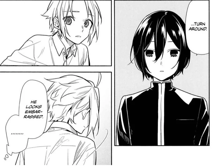 let's talk about how shindou was going to get made fun of for not wearing his winter jacket to school so miyamura took his jacket off too so shindou wouldn't be alone 