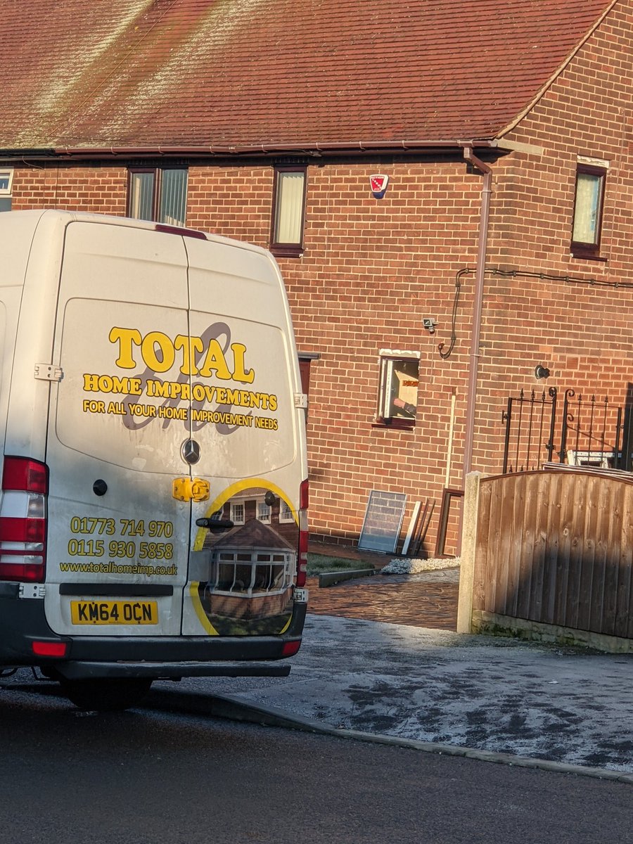 Happy at work fitting a full house of windows and doors in the ng16 area of Nottingham #Nottingham