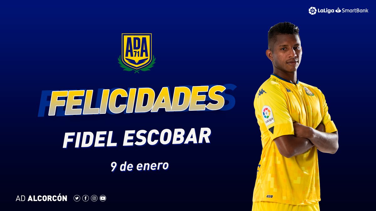 AD_Alcorcon's tweet image. ¡Muchas felicidades @FidelEscobarM! ⚽💛

¿Qué mensaje tenéis para nuestro futbolista panameño? 🙌

#VamosAlcor #FelicidadesEscobar