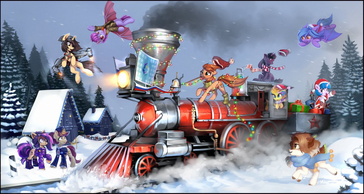 MozgAnti's tweet image. It&apos;s a bit late, but... Happy New Year, everyone, let it be beautiful for all of us! ^^

Artists:
@ko_Sofikozz
@Ramiras11 
@breakdream_art 
@taneysha3 
@Gouransion 
@RexxySexxy 
@Chiba_Deer 
@GamyAmy 
@anonsbelle 
...and me
Special thanks to @ko_Sofikozz  C: